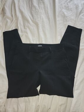 Express Stretch + Extreme Legging Mid Rise Black Slim Dress Pants Size S/P